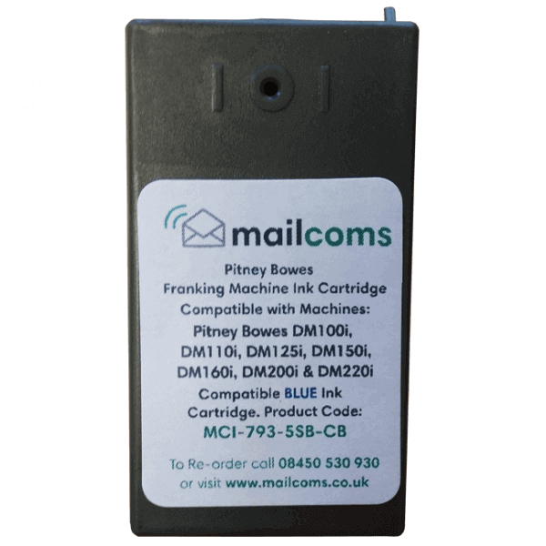 Pitney Bowes SendPro C Compatible Smart Blue Ink Cartridge Pitney Bowes SendPro C Compatible Smart Blue Ink Cartridge