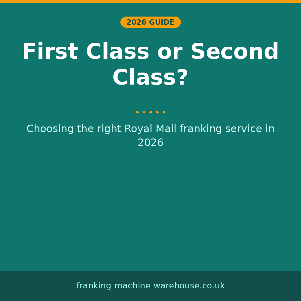 First Class vs Second Class Franking 2026 | Which Saves More ...