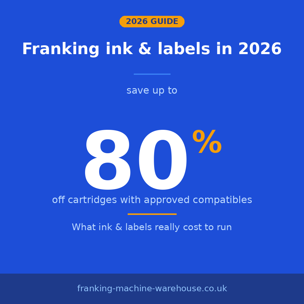 Franking Machine Ink and Labels: What They Really Cost to Run in 2026