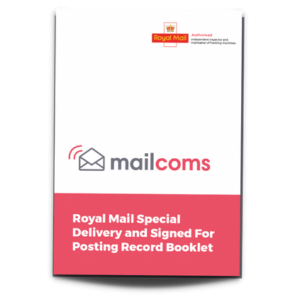 Royal Mail’s Special Delivery &amp; Signed For Posting Record Booklet