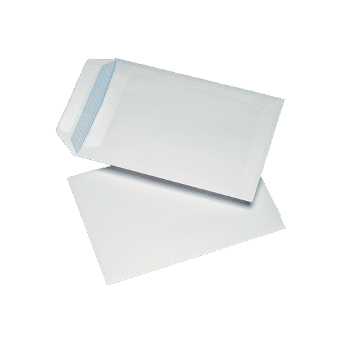 250 White C4 Non Windowed Self Seal Envelopes