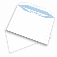 500 White C5+ Non Windowed Gummed Envelopes (162mm x 235mm)