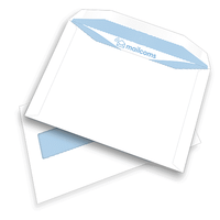500 White C5+ Windowed (45mm x 90mm Window) Gummed Envelopes (162mm x 235mm)