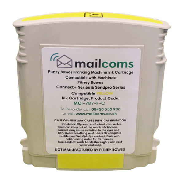 Mailcoms Connect+ 1000 & 2000 Compatible Yellow Standard Ink Cartridge