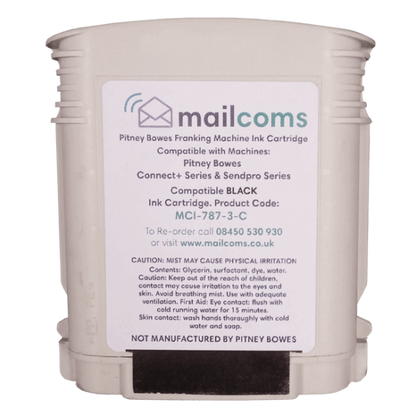 Mailcoms Connect+ 500W, 1000 &amp; 2000 Compatible Black Standard Ink Cartridge