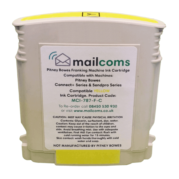 Mailcoms Send Pro P1000 & P2000 Compatible Yellow Standard Ink Cartridge