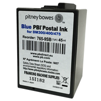 Pitney Bowes SendPro C Auto Genuine Original Smart Blue Ink Cartridge